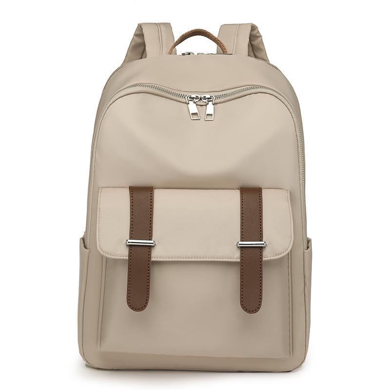 

2025 Men s Versatile Large-Capacity Backpack for Commuting and Travel брудно-білий