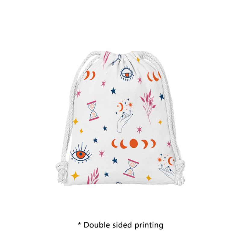 Portable Cross-Border Drawstring Storage Bag for Jewelry and Cosmetics - Simple and Compact Organizer 22 Small: 14*16cm