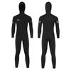 OUZO Mens 1.5mm Full Wetsuit With Hood Long Sleeve Surfing Diving Swimming Warmth UV Protection