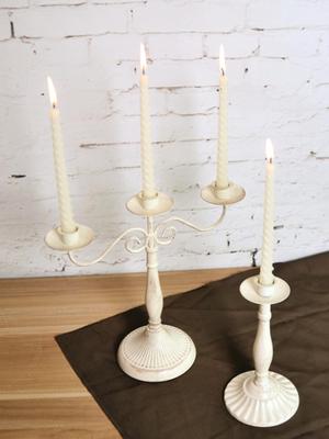 European Vintage Wrought Iron Candle Holder for Romantic Dinner & Events