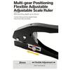 Hole Punch 8mm/10mm Heavy Duty Paper Hole Punch Set with Countersink Drill Hole Puncher Single Hand Held Long Hole