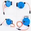 Space Saving Automatic Hoses Reel with Smooth Air Flows 180° Swivel Hoses Reel for Household and Professional Use