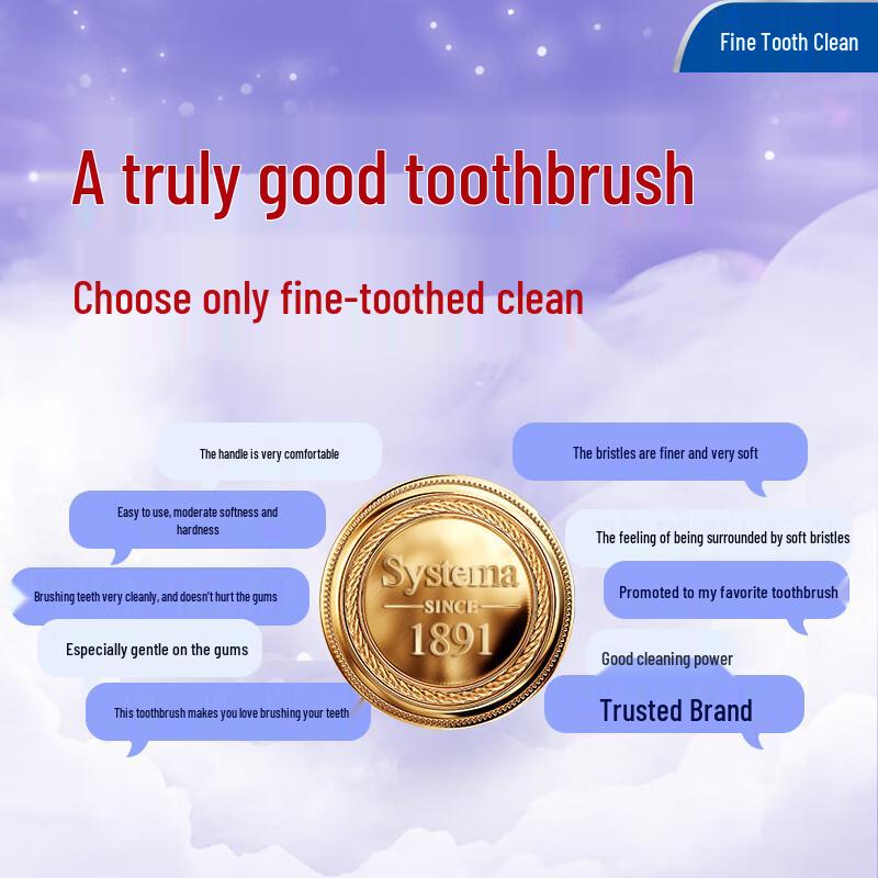 Lion Fine-Clean High-Density Deep Clean Toothbrush