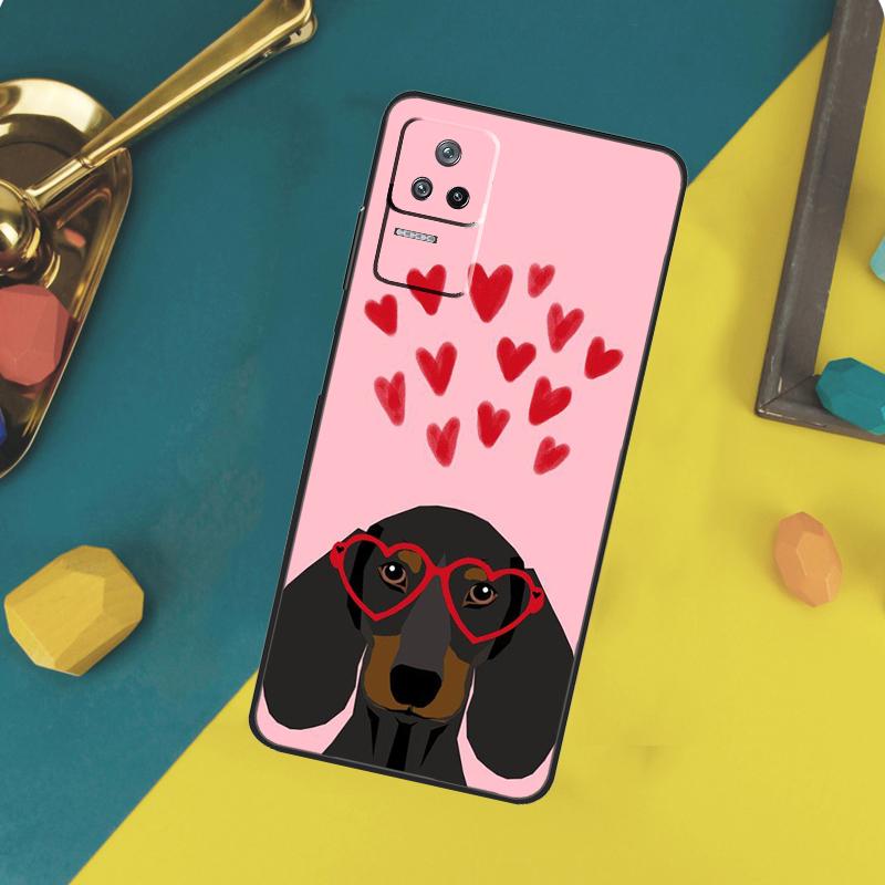 

Милый чехол с таксой для Xiaomi 15 14 13 Ultra 11T 12T 13T 14T Pro POCO X7 Pro X3 X5 X6 F5 F6 M6 Pro Funda POCO X5