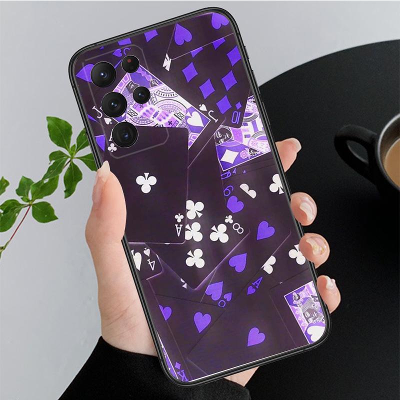 Phone Case for Samsung Galaxy A35 A55 A54 A15 A25 A05s A05 A22 A24 A52 A33 A34 M34 M14 M54 M23 Purple Aesthetic Case Funda