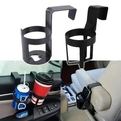 Car Cup Holder with Hook Car Door Seats Hanging Mount Drink Bottles Bracket Water Cup Storage Holders Auto Interior Accessories