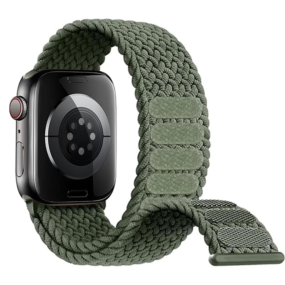 Braided Strap For Apple Watch 10 11 Bands 46mm 45mm Ultra2 49mm 44mm 40 41mm 42mm Correa Bracelet iWatch Series 9 8 7 3 5 4 Se 6