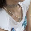 5 Pieces Flower Pendants Small Flower DIY Necklace Bracelet Supplies Alloy Material for Bracelet Bangle Necklace Jewelry