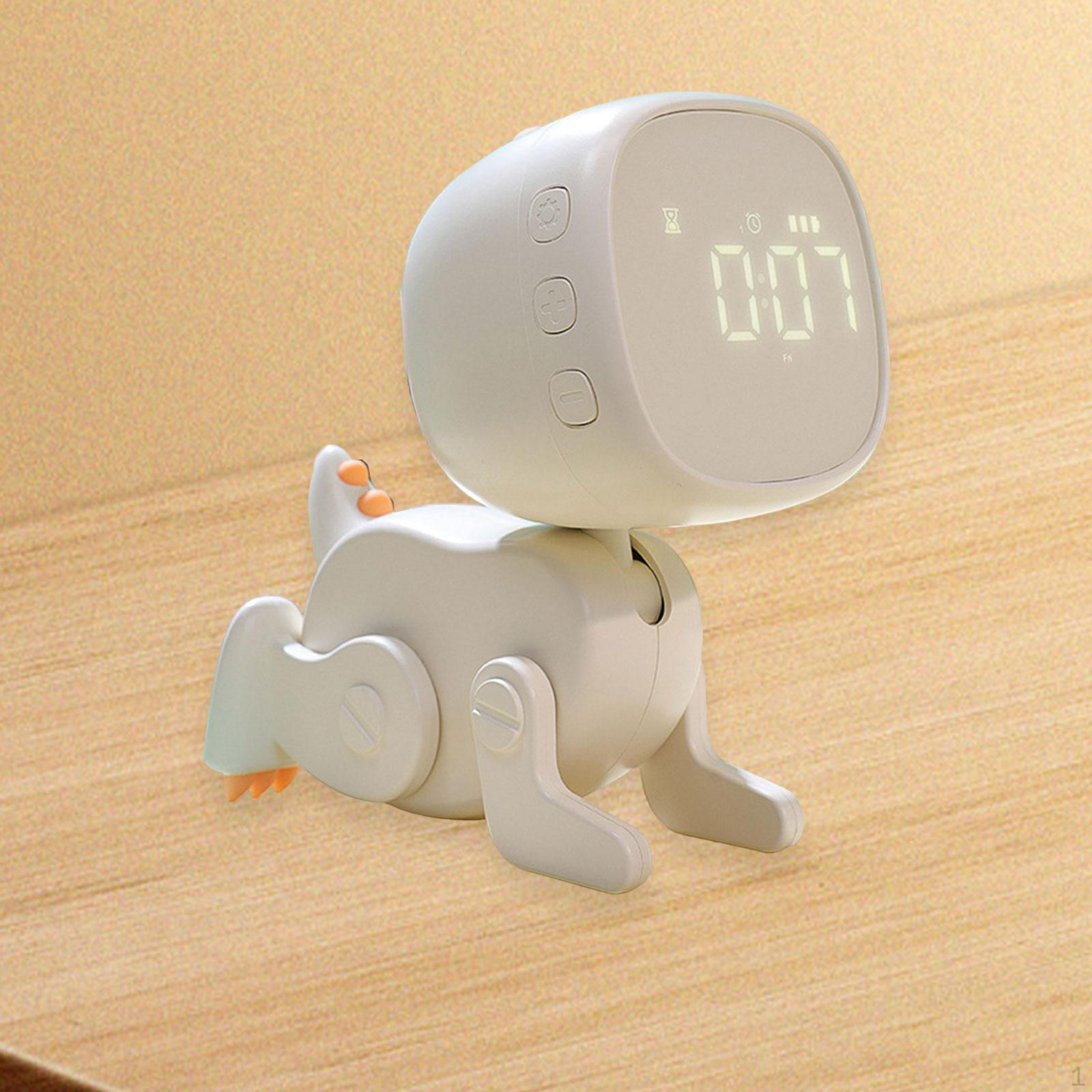 

Цифровой будильник для спальни, скульптура, прикроватный столик, часы с динозавром для мальчиков и девочек жёлтый