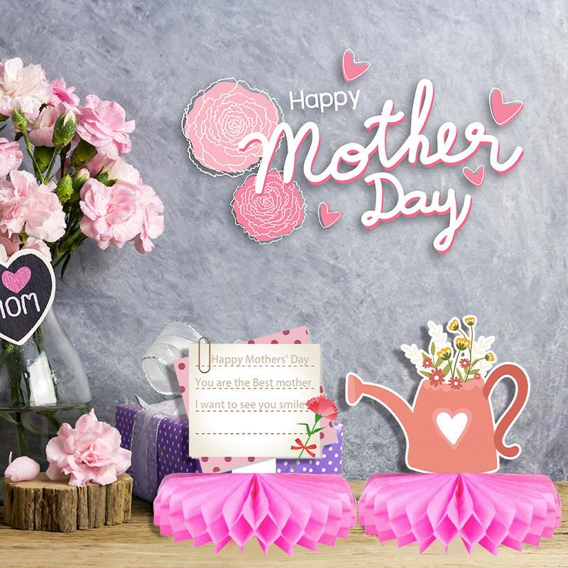 Honeycomb Day Mothers Paper Crafting Prop For Home Party Decoration Desktop