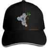 Koala Bear Baseball Hat Sandwich Cap Sun Hats Vintage Unisex Adjustable of Washable Trucker Caps