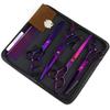 6.0/7 Inch, Color 4 Packs, Pet Beauty Scissors, Straight Scissors, Set Steel Comb Cross-Border