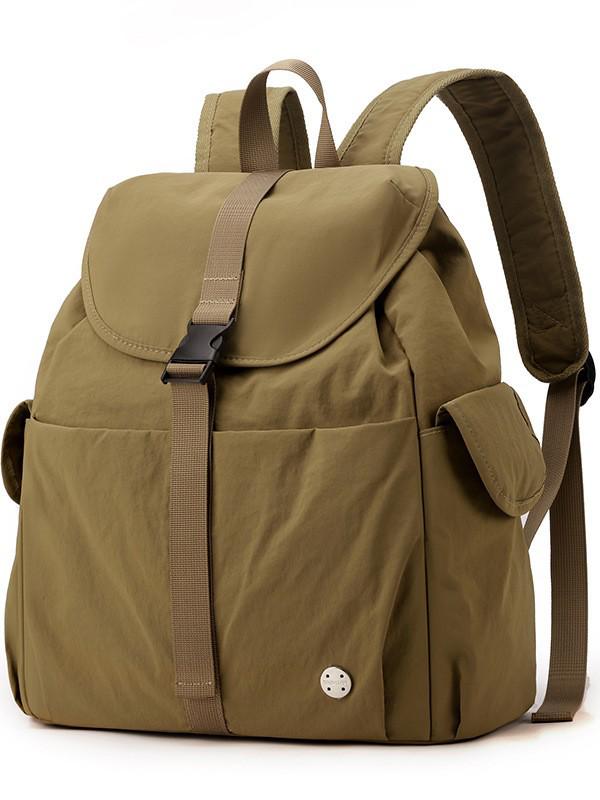 Large Capacity Nylon Macaron Backpack - Lightweight & Versatile Women's Double Shoulder Bag