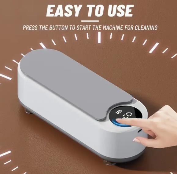 

Multifunctional Ultrasonic Glasses Cleaning Machine | Not only washing glasses but also cleaning watch chain/jewelry. серый