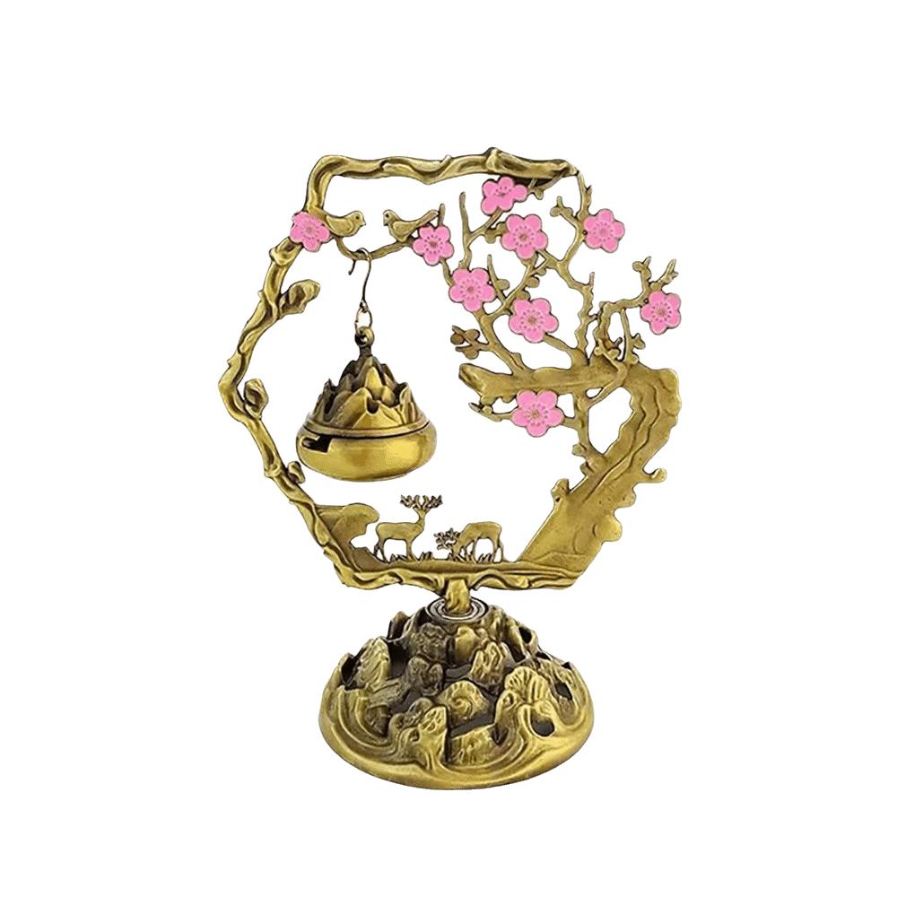 Beautiful Meaning Incense Holder Chinese Style Incense Burning Stove Gift for Guests
