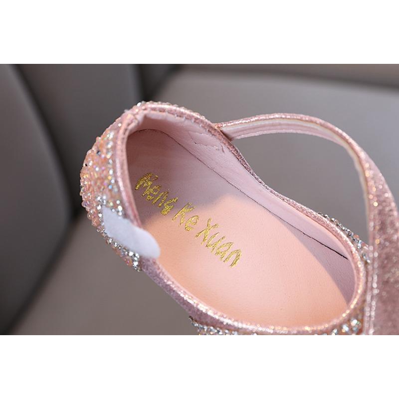 Autumn New Style Girls' Princess Bowknot Baby Dance Performance Flat Shoes, Leather Shoes, Schoolgirl Shoes