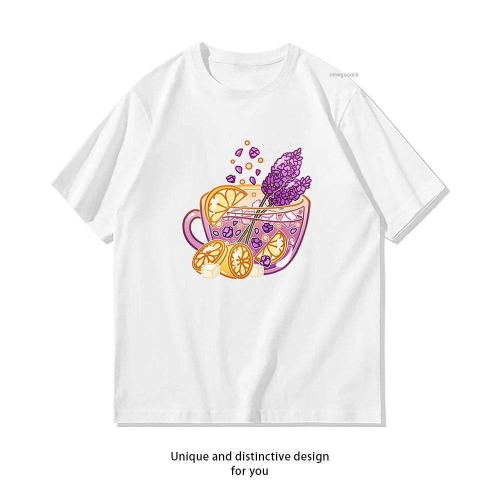 Lavender Lemonade Tshirt Unisex Unisex Casual Cotton Graphic T Shirts Adult Streetwear Camisetas Tops Tee Shortsleev Oneck