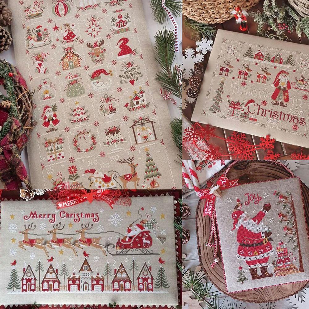 

Craft Packages Christmas Embroidery Kits Funny Embroidery Handmade DIY Materials for Christmas E