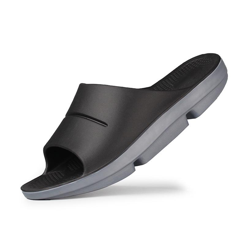 

Мужские домашние тапочки EVA с противоскользящей поддержкой свода стопы - Легкие и повседневные тапочки с одним ремешком для комфорта в ванной 40-41