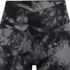 European & American Tie-dye V-Waist Yoga Shorts for Women - Hip-lifting, Three-point Design