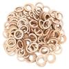 200Pcs Wooden Circle Embellishments Natural Color Round Shape for DIY Craft Party Wedding Christmas Scrapbooking Decor 3Cm