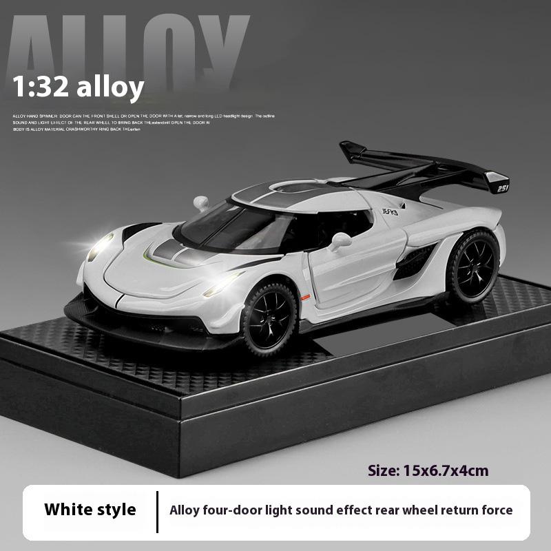

1:32 cool simulated sports car alloy model, high-quality alloy material, simulated sound effect, return to power