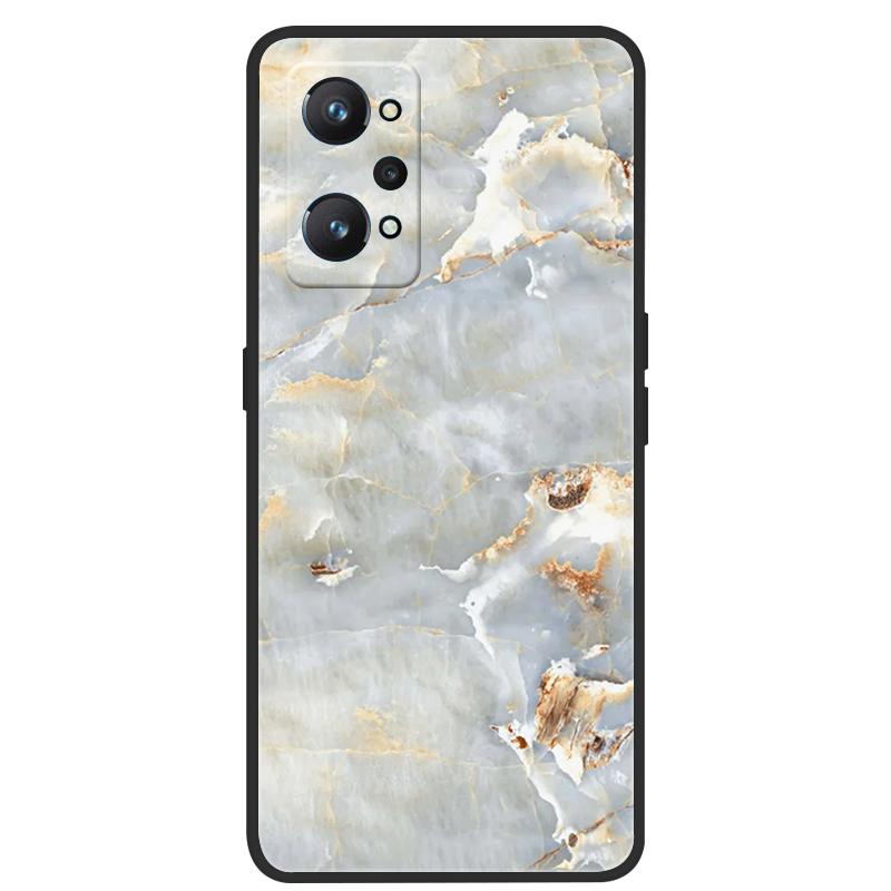 Voor Realme GT Neo 2 Hoesje Marmer Zacht Mat Siliconen Achterkant Cover Voor Realme GT Neo2 RealmeGT2 Neo2 3T Q5 Pro Volledige Telefoon Shell Capa