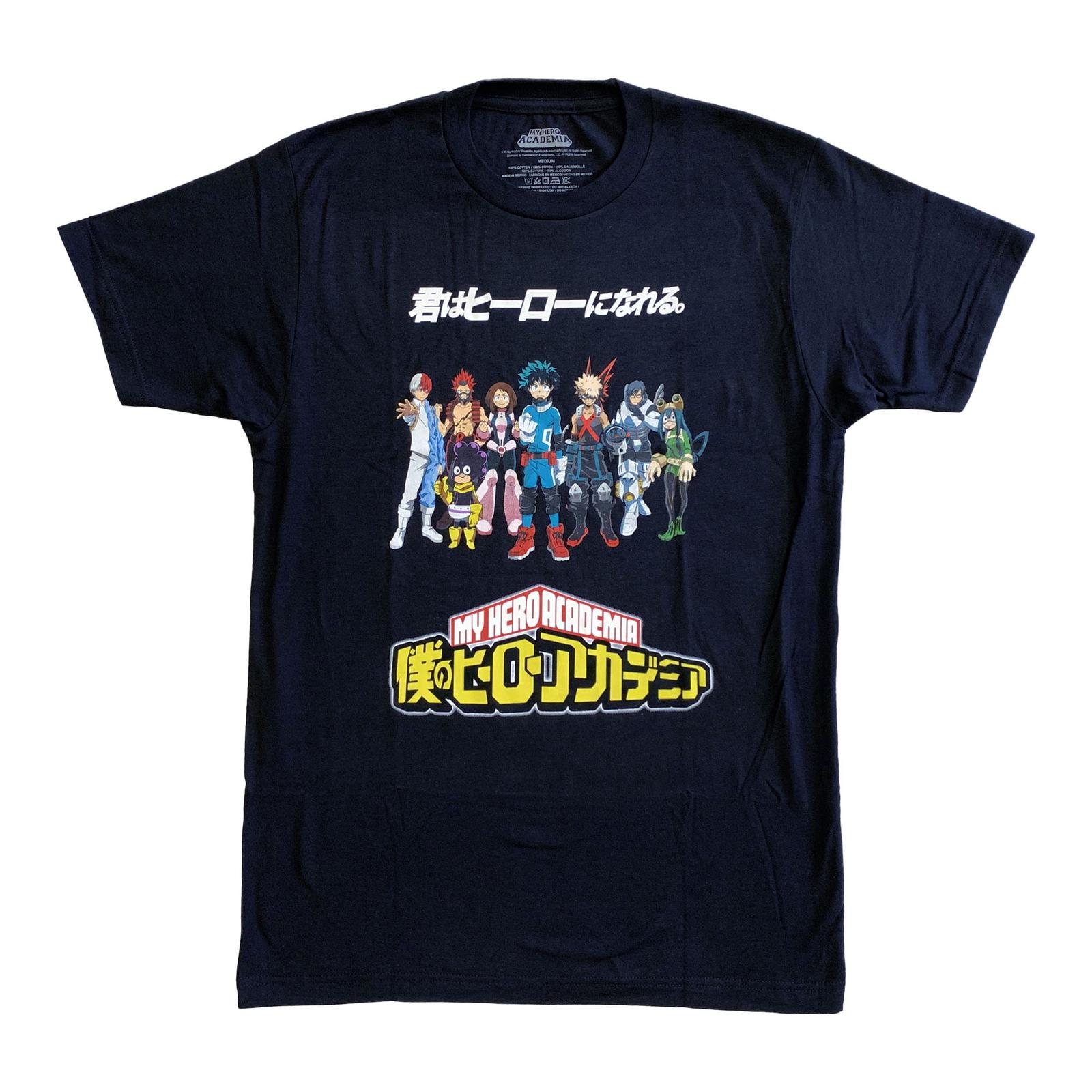 My Hero Academia Main Group Adult T-shirt M