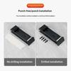 Door Stopper No Drill Windproof Easy to Install for Home Office Outdoor Porch with Free Mounting Kits