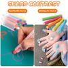 Dustless Chalk, Colored Chalk, for Painting, Blackboard Writing, Office 12 Pcs Color 1