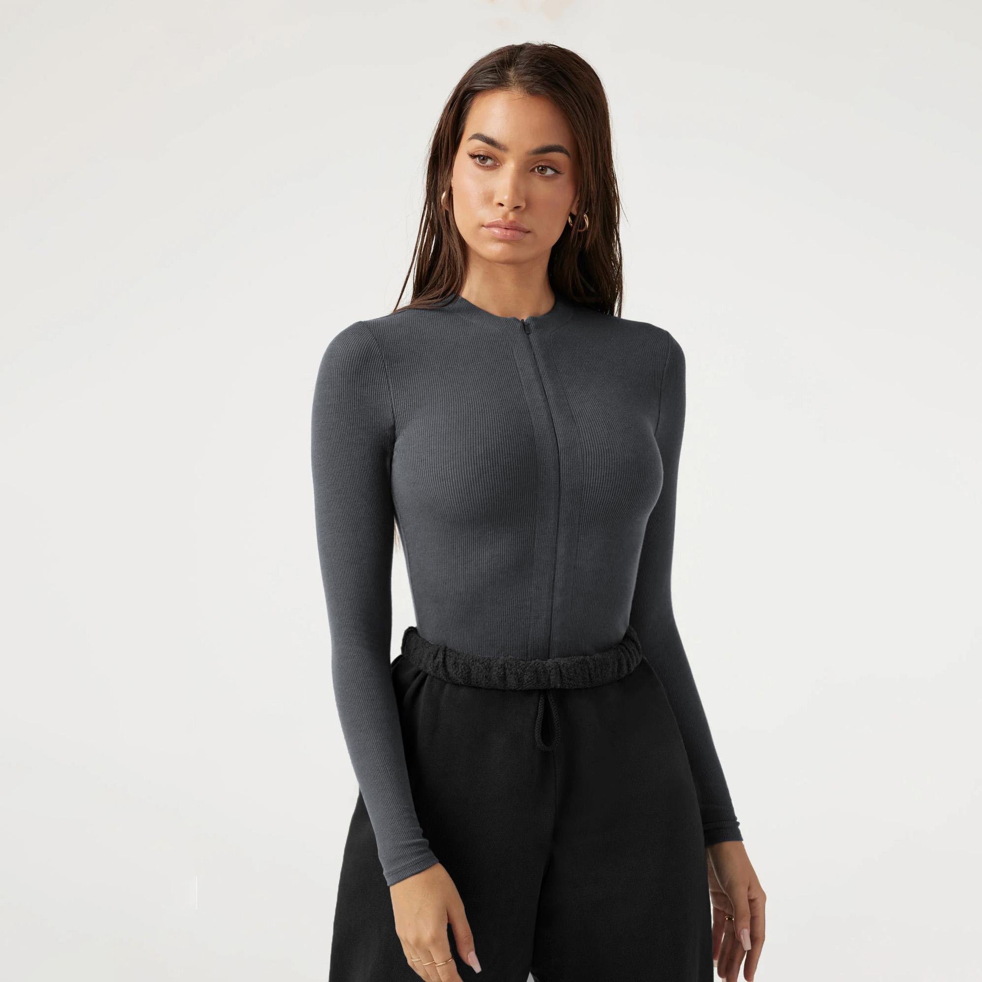 

Весенне-летние ребристые вязаные элегантные боди, узкие топы, вечерние сексуальные боди с вырезами, одежда для женщин S