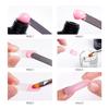 PHOENIXY Dual End Nail Acrylic UV Gel Extension Builder Flower Painting Brush Pen Manicure Tool