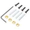 4set High-Quality Metal Screws for 25mm Thickness Computer Fan Flat Head Mount Quality Computer Replacement Screws