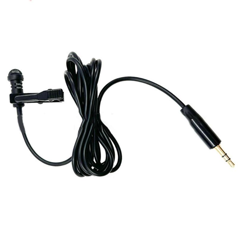 Portable 2.5mm Shielded Cable Microphone Lavalier Microphone Replacement Noise Reduction HiFi Sound 3.5mm Plug