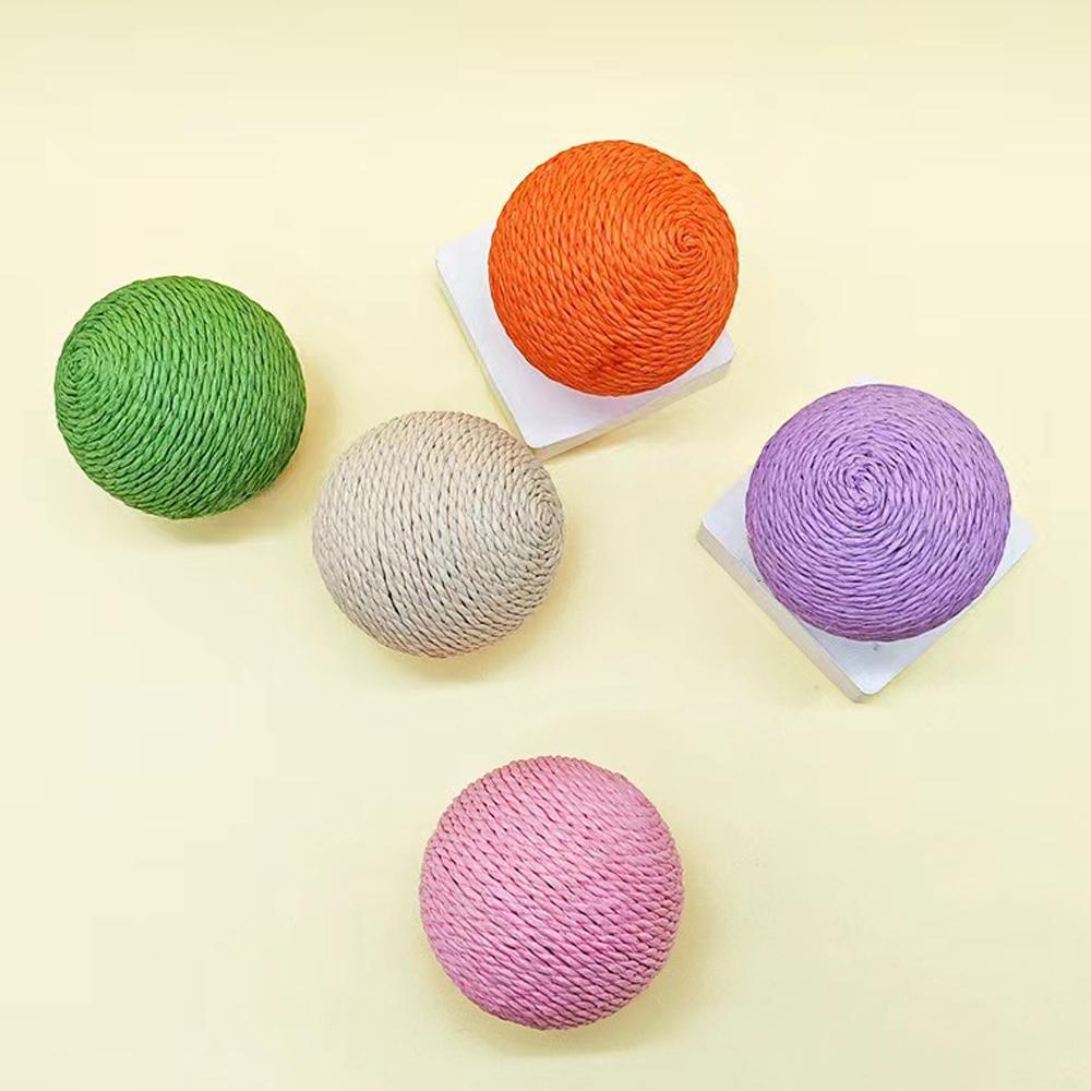 Cat Scratching Ball Toy Bite-resistant Kitten Interactive Chew Toys Funny Cat Scratcher Pet Supplies