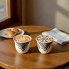 Set da 6 Tazzine da Caffè Espresso Vintage 70 ML Tazza da Tè Tazza da Caffè Turco Creativa Caffetteria