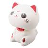 1pcs Solar Powered Maneki Neko Waving Arm Beckoning Fortune Cat Home Decoration Solar-powered Automatic Nodding Cats