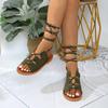 Fashion Women's Fashion Trends Anti-Slip Sandals 2025 Classic Wearing Comfortable Feet Naked Strap Roman Women's Shoes Zapatos De Mujer