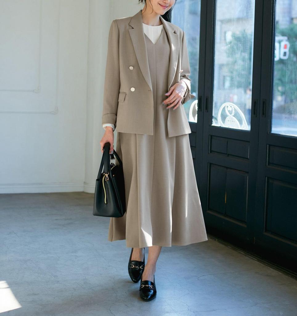 ROPE PICNIC Pollen Twill Jumper Compatible Camel 38 Guard/Clear Skirt/Set-Up (26)