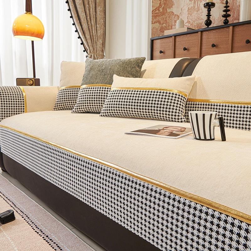 New Minimalist Sofa Cover All Seasons Thickened Anti Slip Sofa Cover Cushion Backrest Cover Cloth Towel Universal Seat Cushion