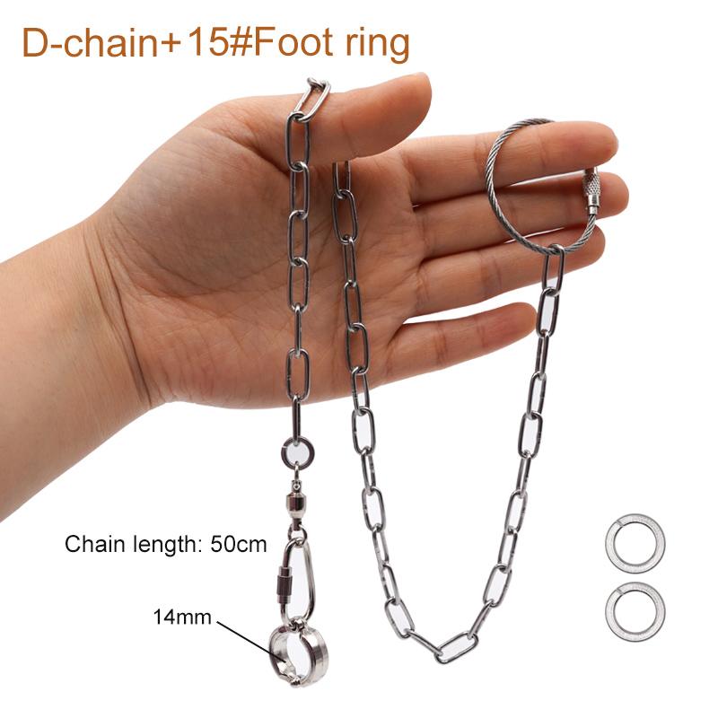Parrot Stainless Steel Foot Ring Chain Opening Activity Ring for Lovebird Cockatiel Parakeet Bird Stand Anklet Bird Leg Rings