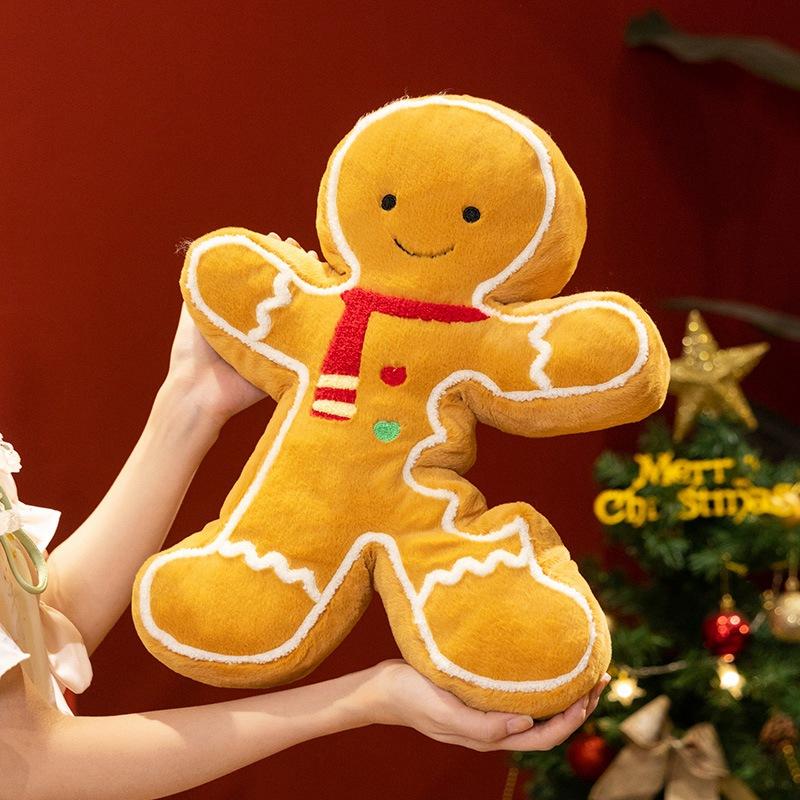 17cm Gingerbread Man Plush Toys Kawaii Plush Doll Exquisite Christmas Party Decorations Cute Christmas Festival Gifts For Friend