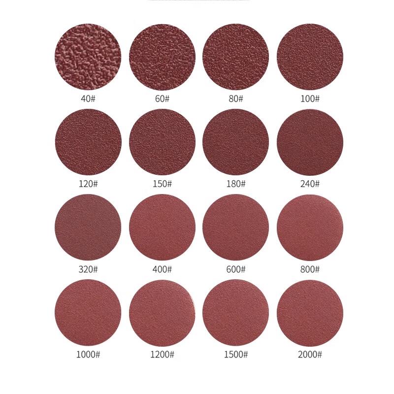 Aolihu 4-inch 1000 Grit Flocked Sandpaper Discs