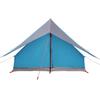 Family Tent with Roof Blue and Grey 256 X 256 X 185 Cm