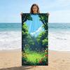 1pc Pixel Art Style Beach Towel Quick-drying Super Absorbent Suitable for Beach Vacation Pool Summer Funny Gift for Friends