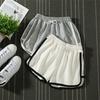 Women Striped Casual Shorts Korean Harajuku Loose Sports Summer Fashion Simple Yoga Thin Mini Shorts