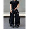 Blaexit American-Style Original Denim Jeans for Men, Vintage Straight-Leg Loose Wide-Leg Baggy Pants