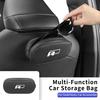 Car Door Leather Bag Velcro-fastened Sunglasses Storage Box Accessories For Volkswagen VW Golf Polo Tiguan T5 Passat B6 Jetta 7UED