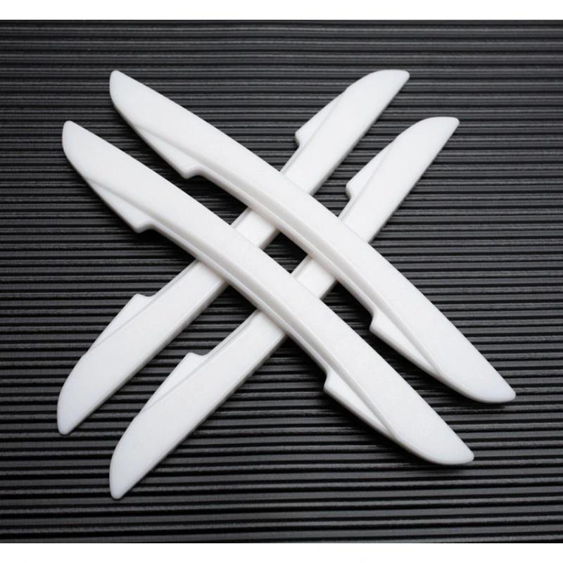 

Черная защитная планка для двери автомобиля, силиконовые наклейки, защитная полоса для боковых кромок, защитная полоса для зеркала заднего вида