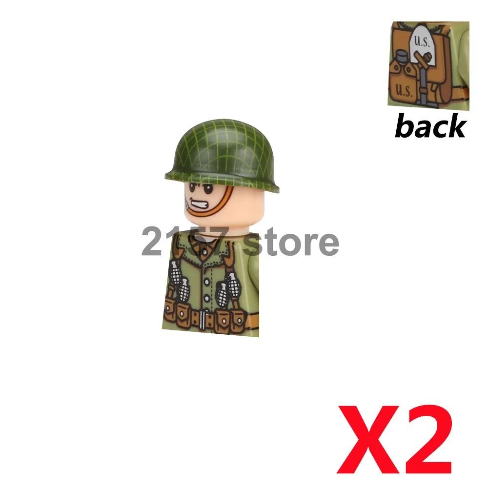 Military Soldier Figure Building Block Weapons Ranger Camouflage Vietnam War US Special Forces KSK Medical Bandit Thief Toy Gift